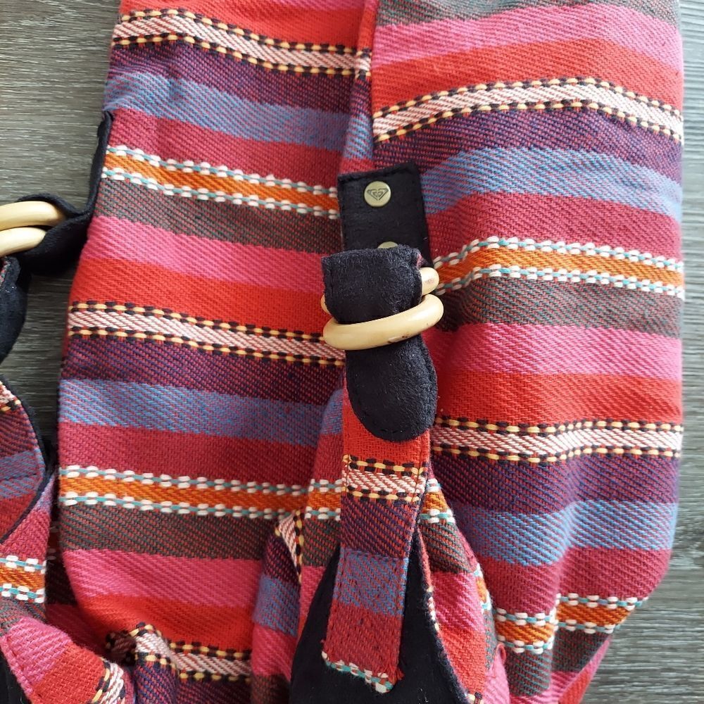 Roxy Striped Multicolor Tote - Picture 4 of 7
